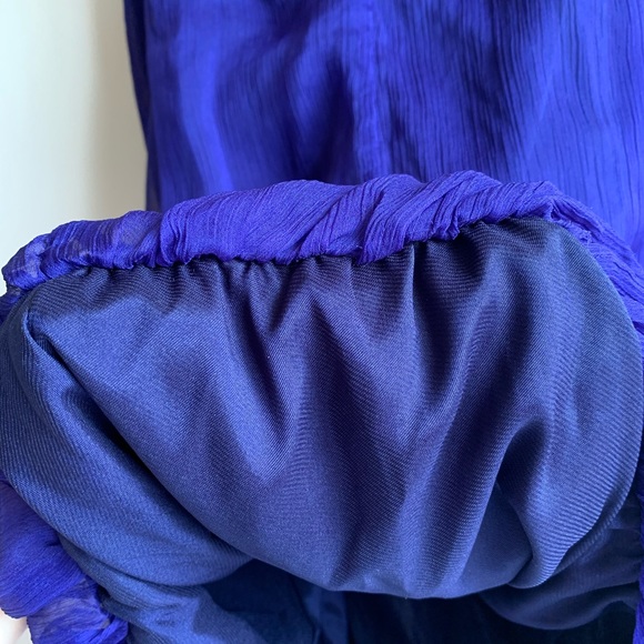 Purple Tie-Back Halter Top - Picture 3 of 3